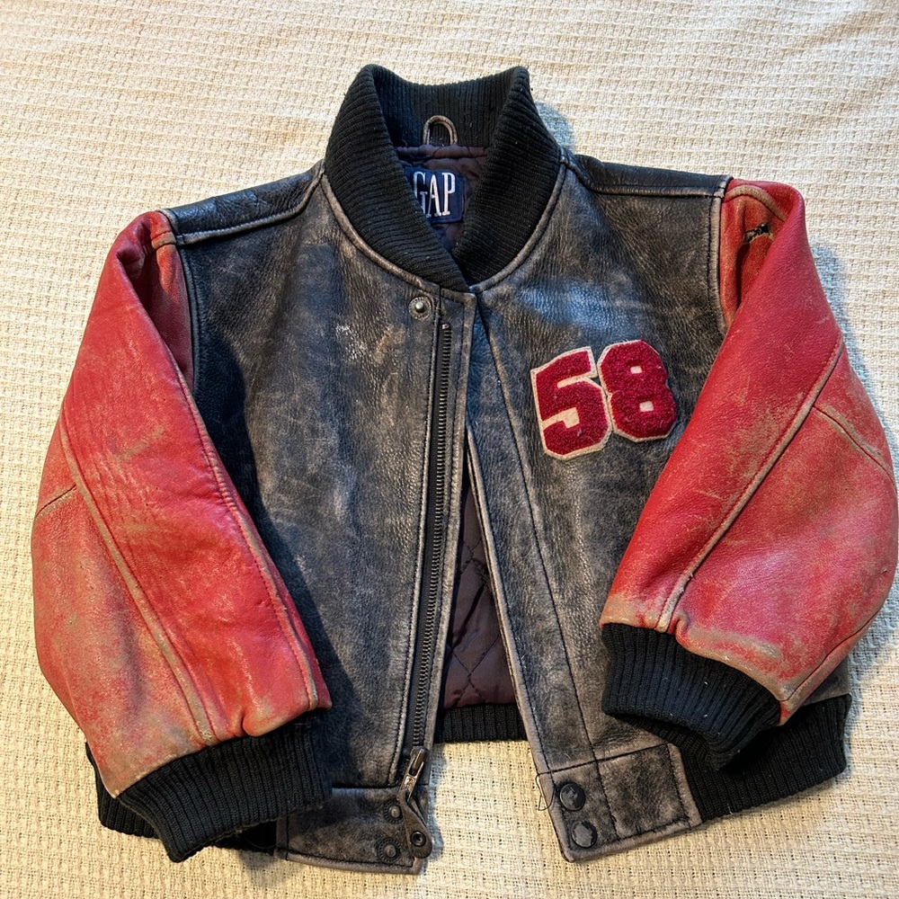 Toddler Leather Jacket